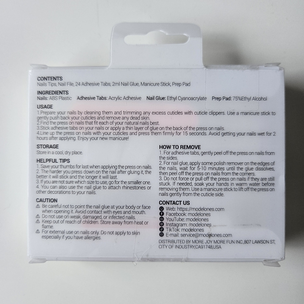 Modelones White Nail Glue Set - Picture 9 of 9